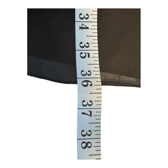 NEW Badgley Mischka Women’s Size 0 Black Trapeze Dress with Beaded‎ Trim NWOT - Picture 7 of 9